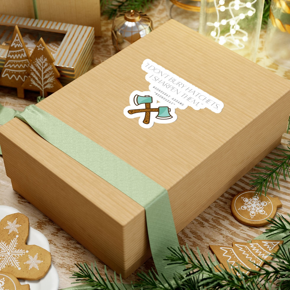 Thumbnail: TV Quote "Wednesday" - Kiss-Cut Stickers