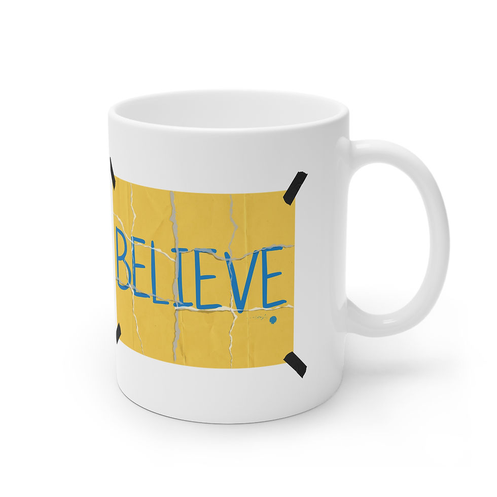 Thumbnail: TV Quote "Believe" Ted Lasso Quote Ceramic Mug 11oz