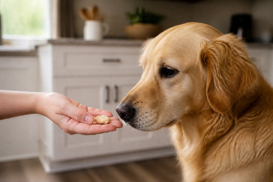 Professional illustration showing Close for best dog treats for picky eaters