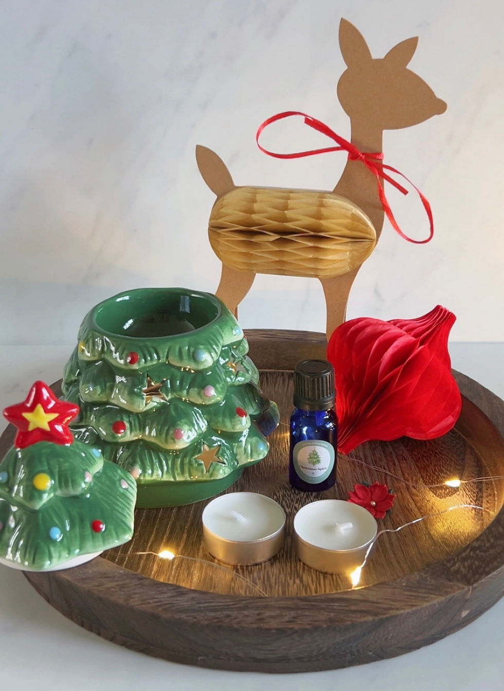 Thumbnail: Nostalgic Christmas Tree Oil Burner & Christmas Blend Gift Set