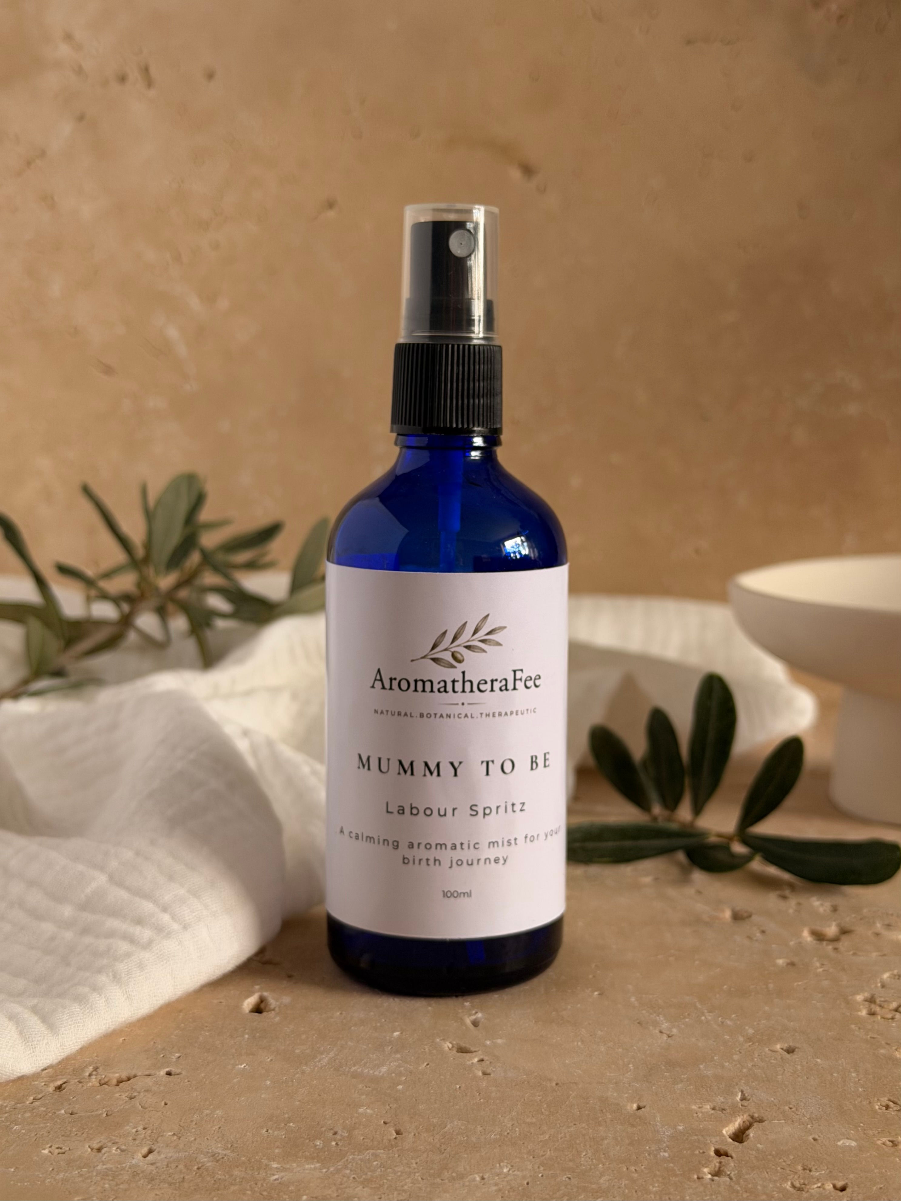 Mummy to be Labour Spritz Aromatherapy essential oil spray | Labour room spray