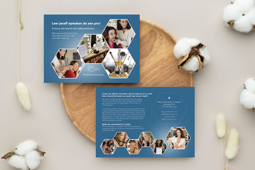 Marjolein Hermans, Beauty Class, Make-up Masterclass, Workshop, Flyer, Design, Ontwerp, Print,