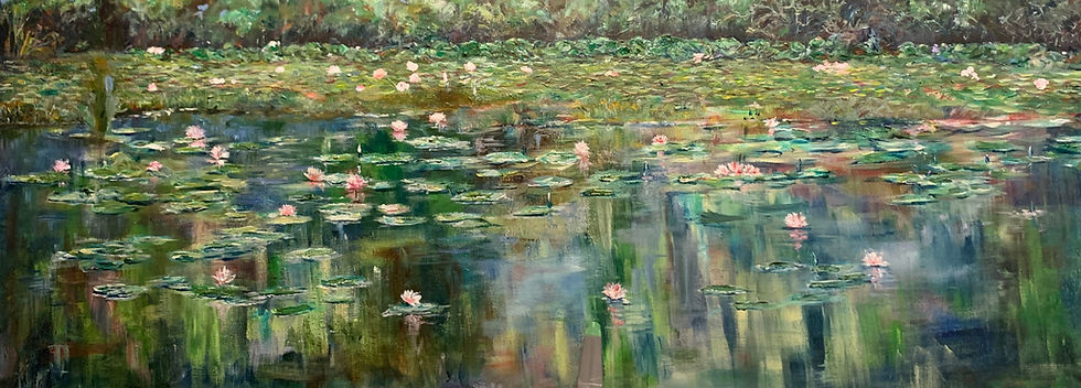 Faulconbridge Pond - Acrylic on Canvas - SOLD