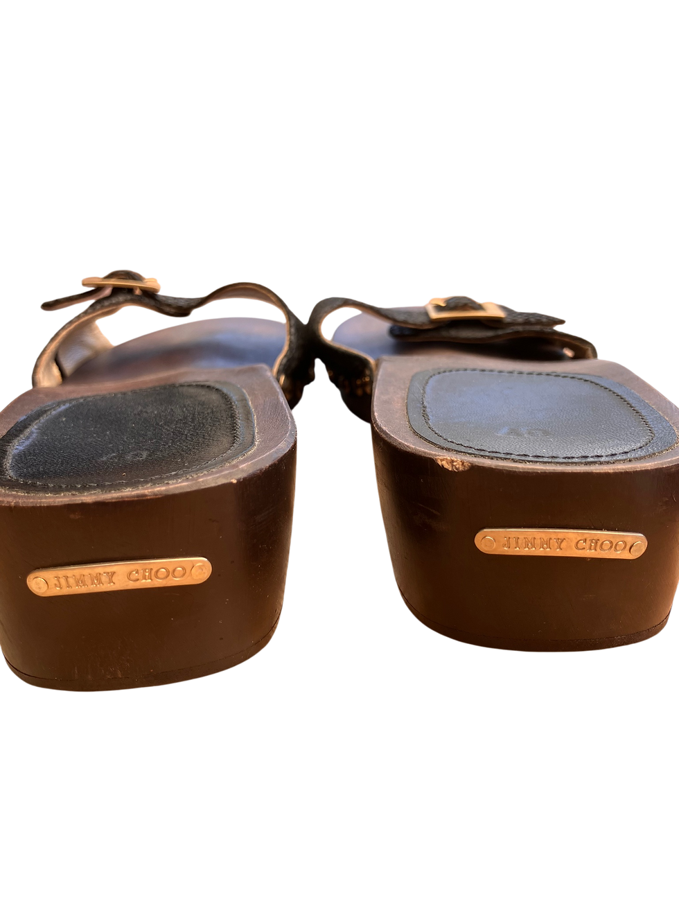 Thumbnail: end view 2010 Jimmy Choo luxury designer Clogs size 7