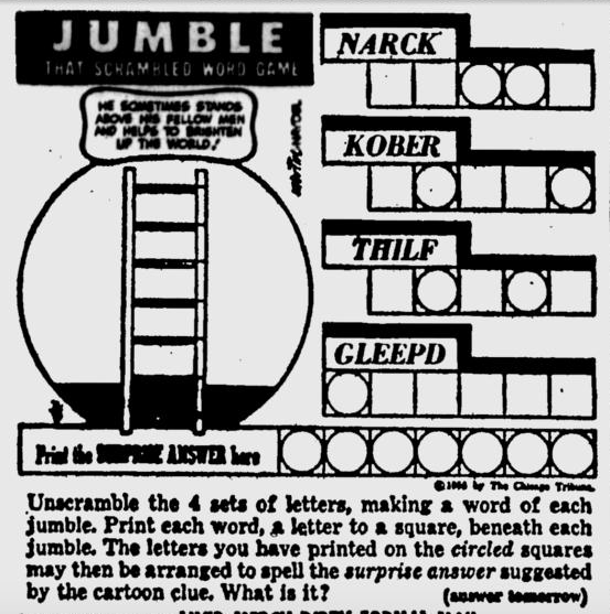 Classic Jumbles jumble