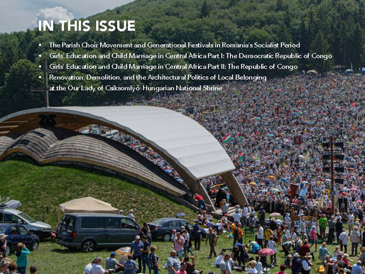New Issue of Journal of Global Catholicism Includes Articles on Girls' Education and Child Marriage