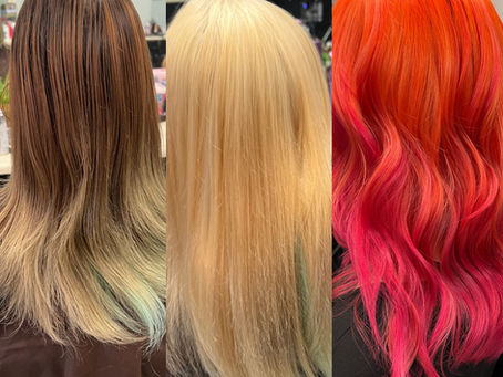 A Perfect Orange-to-Pink Melt: Behind the Chair With Becky Betts