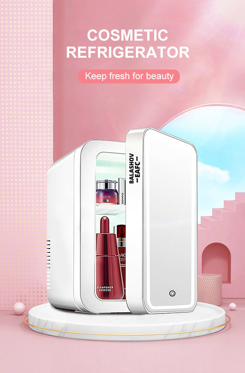Miniatura: Mirror Refrigerator Car Home Small Refrigerator Makeup Mask Cosmetics Home Refri