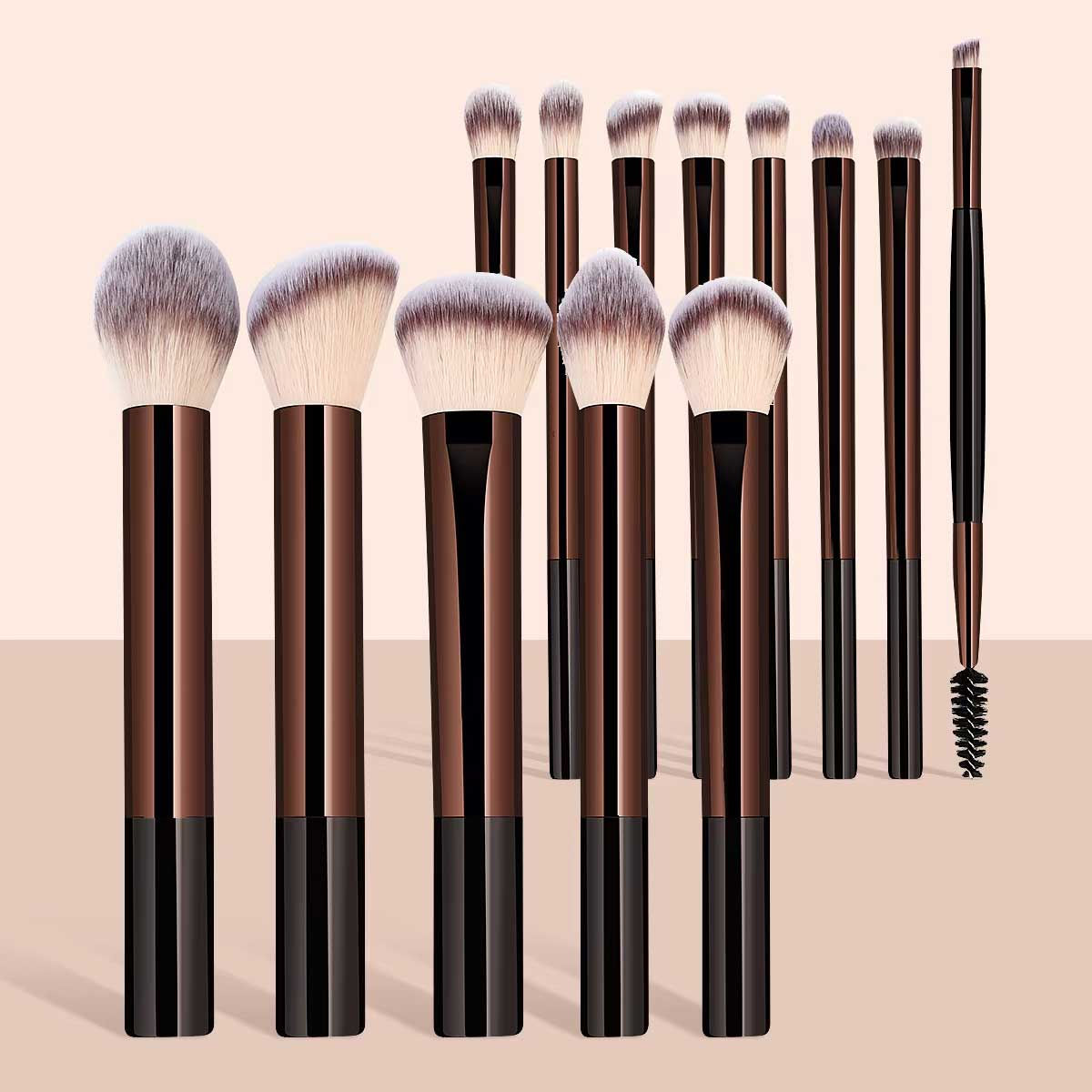 13PCS Makeup Brush Set Foundation Concealer Powder Eyeshadow Blush Brush Kabuki