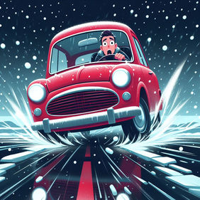 how to steer in rather than brake in uncertainty 