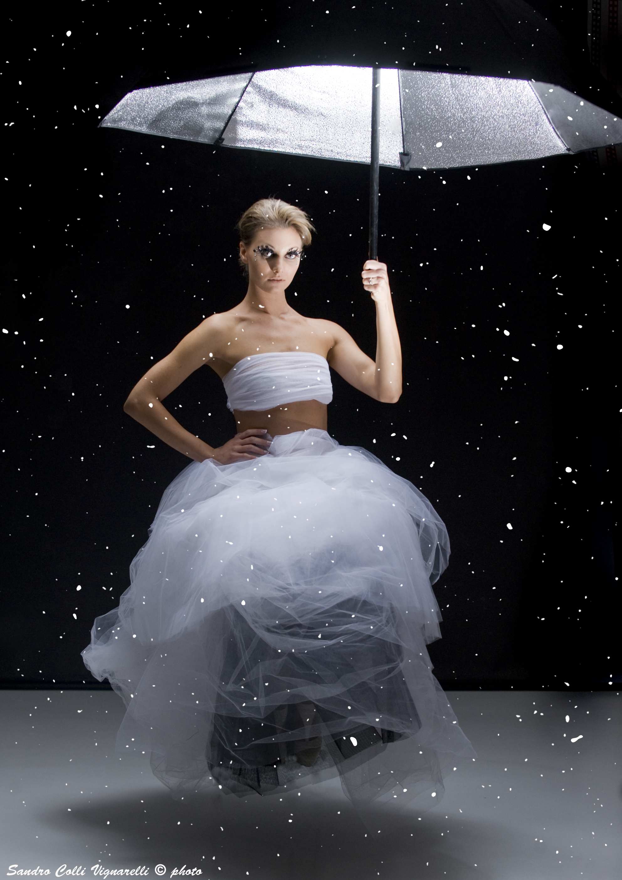 Abiti composto da gonna in tulle e fascia top