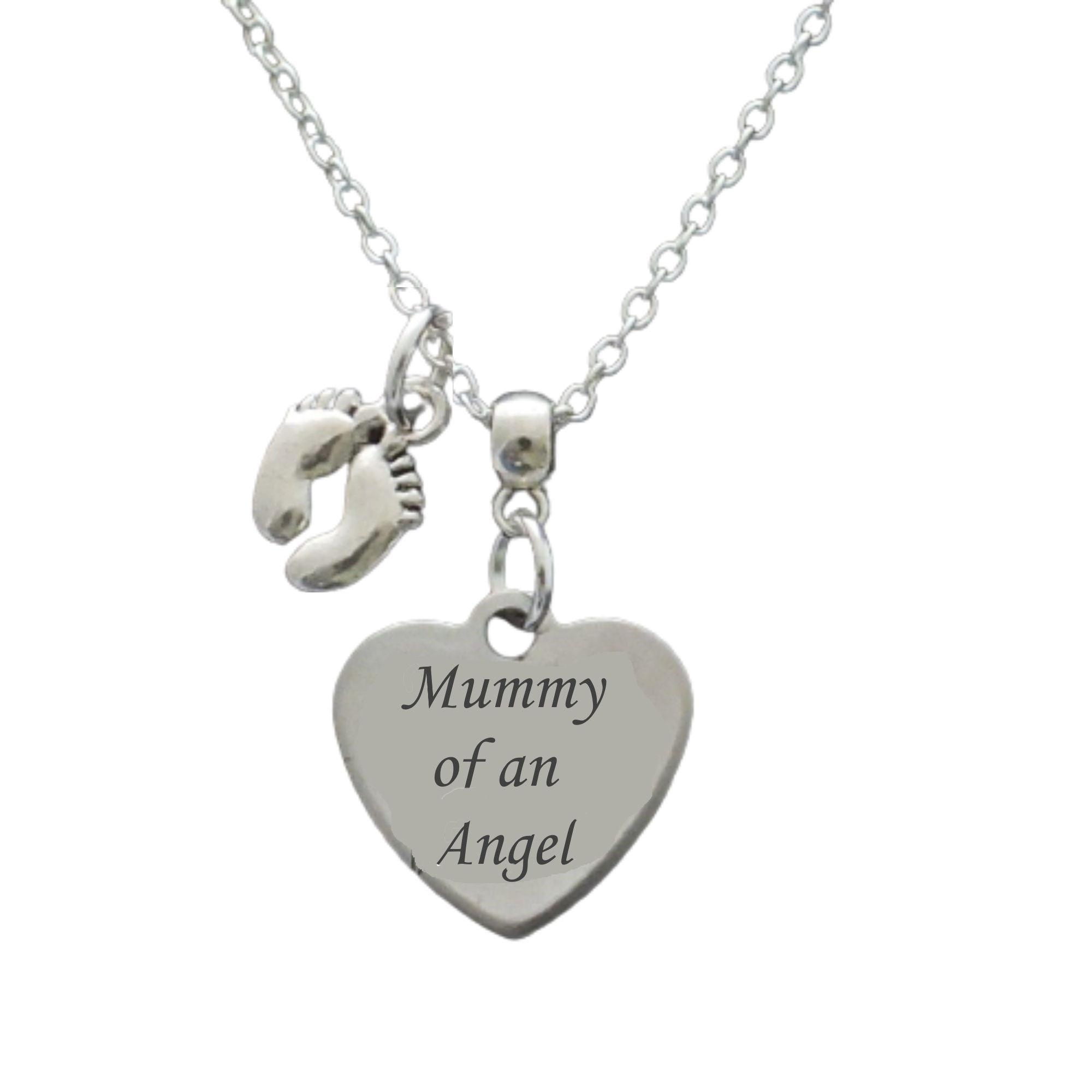 "Mummy of an angel baby" Baby Loss - Memorial - Necklace