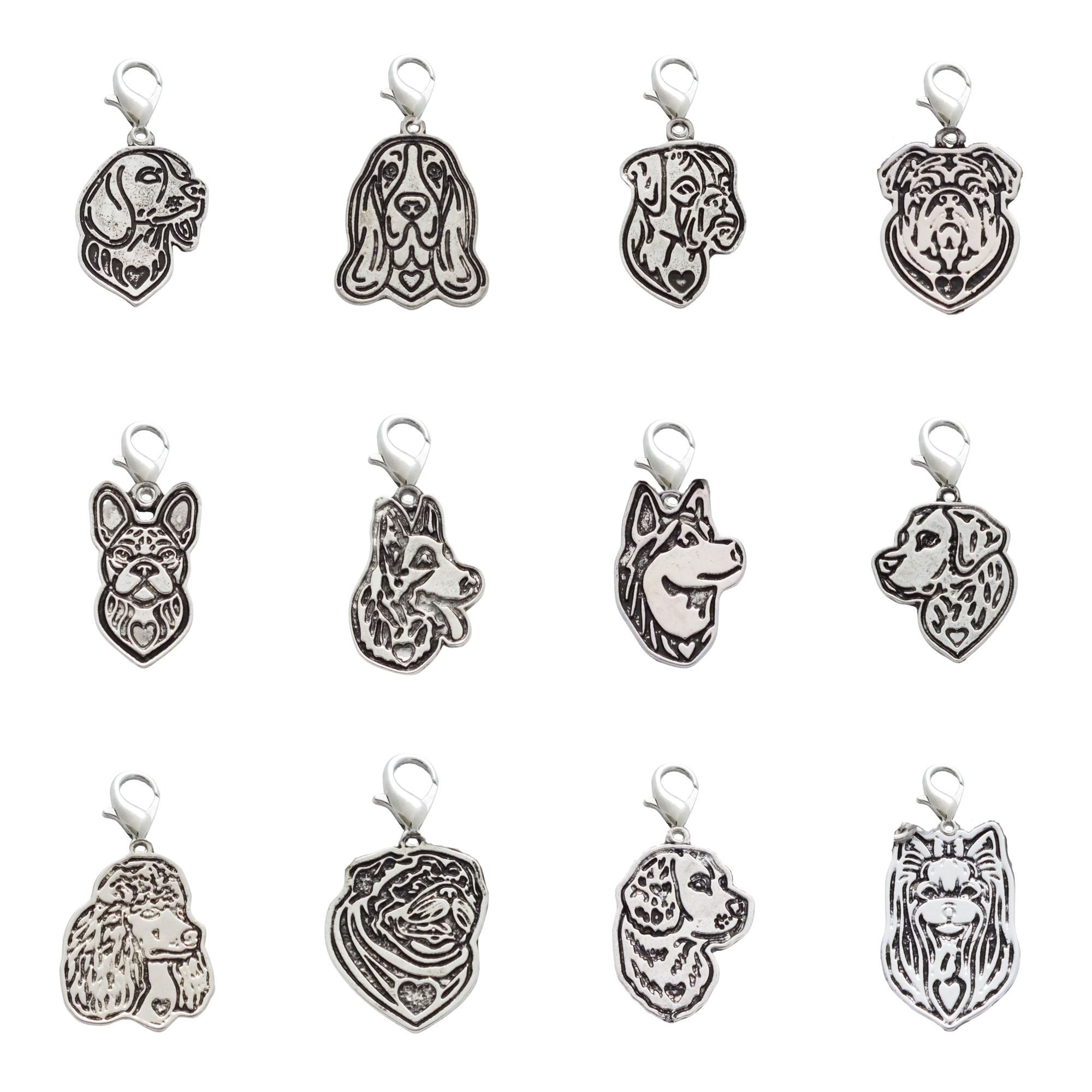 Dog Breed Bag Zipper Charms * Choose from 12 Breeds * - Discontinued0