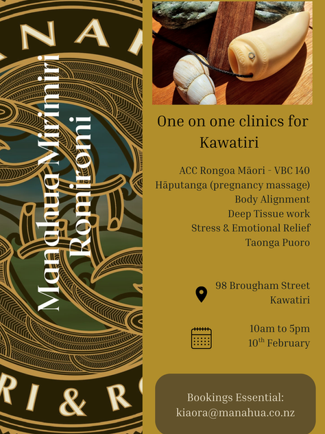 Manahua Mirimiri & Romiromi Kawatiri Clinic