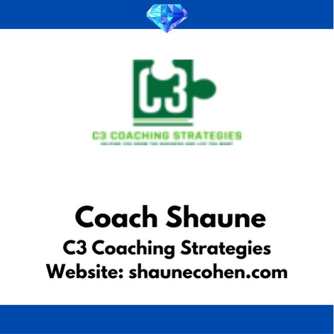 Coach Shaune - C3 Coaching Strategies