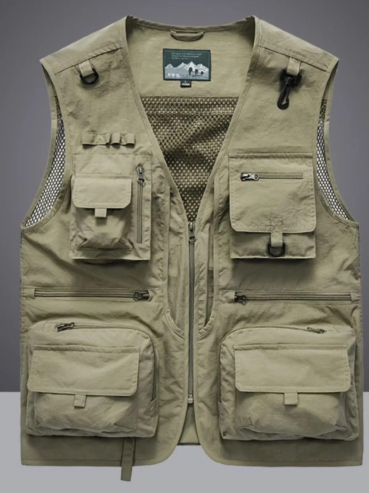 Multi-Ket Outdoor Fiing Vest khaki