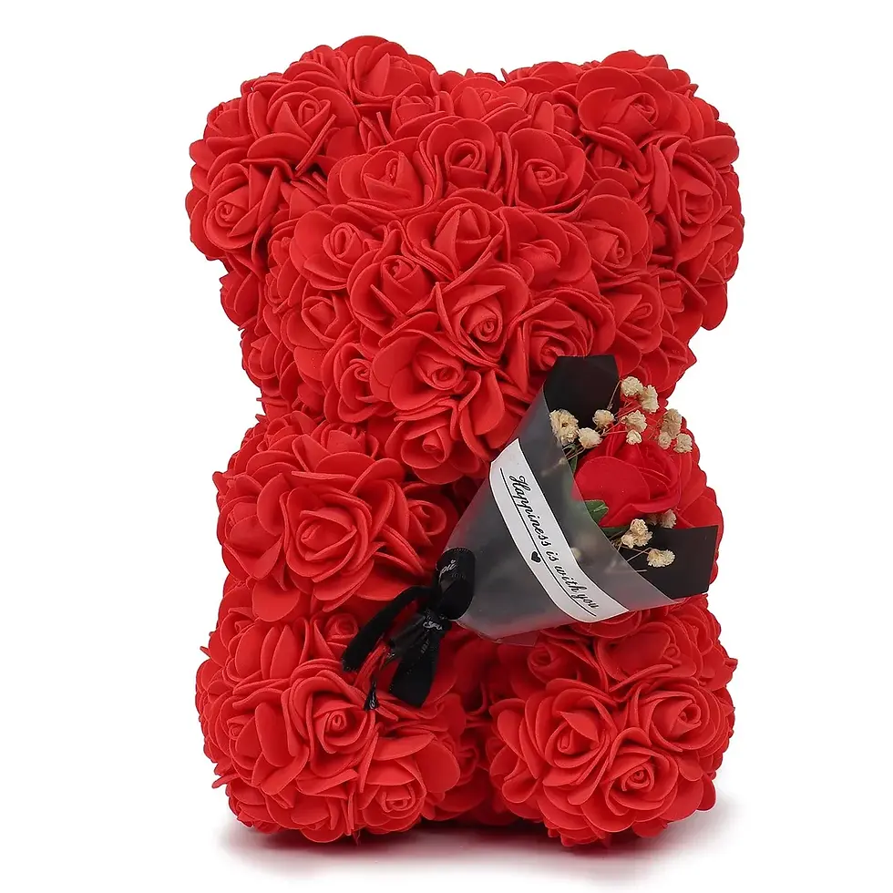 Thumbnail: Artificial Flower Eternal Rose Teddy Bear 1pc 25m