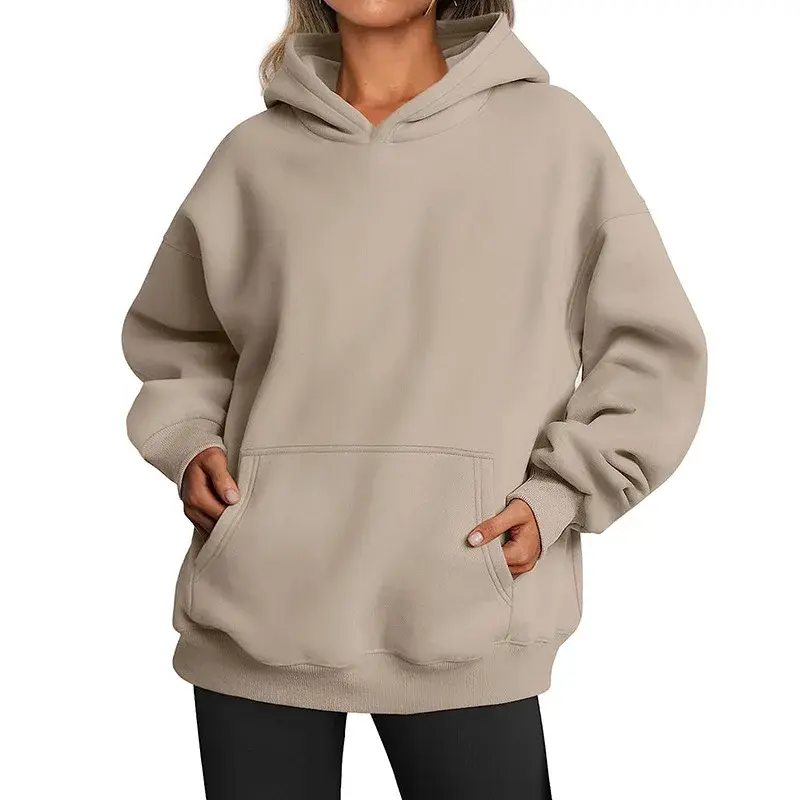 Thumbnail: Winter Y2k Clothes Pullover Hoodies khaki