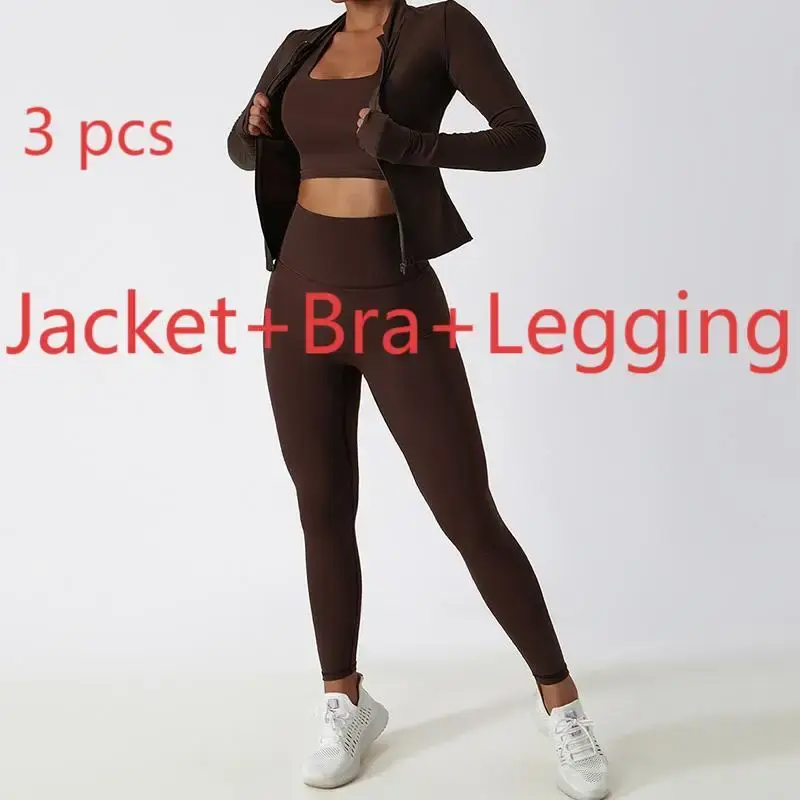Thumbnail: Sport Yoga Set Brown