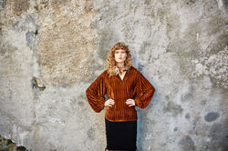 Blouse Mary_Dala Spets,orange_4