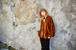 Blouse Mary_Dala Spets,orange_5