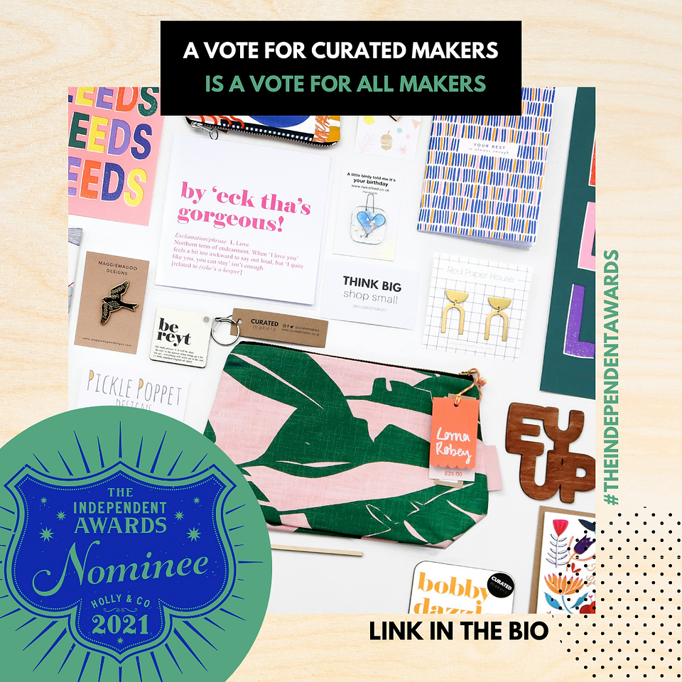 A vote for Curated Makers is a vote for all makers.