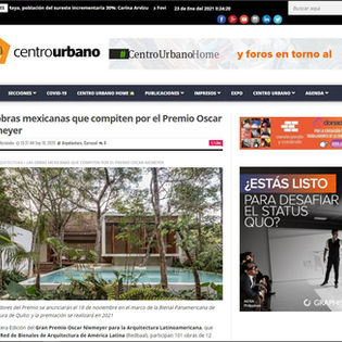 Las obras mexicanas que compiten por el Premio Oscar Niemeyer en centrourbano