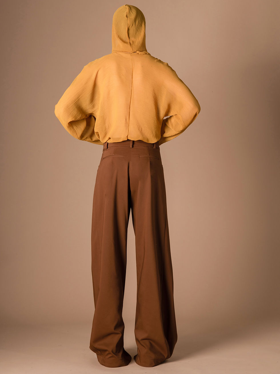 Thumbnail: Pleated Curved Trousers