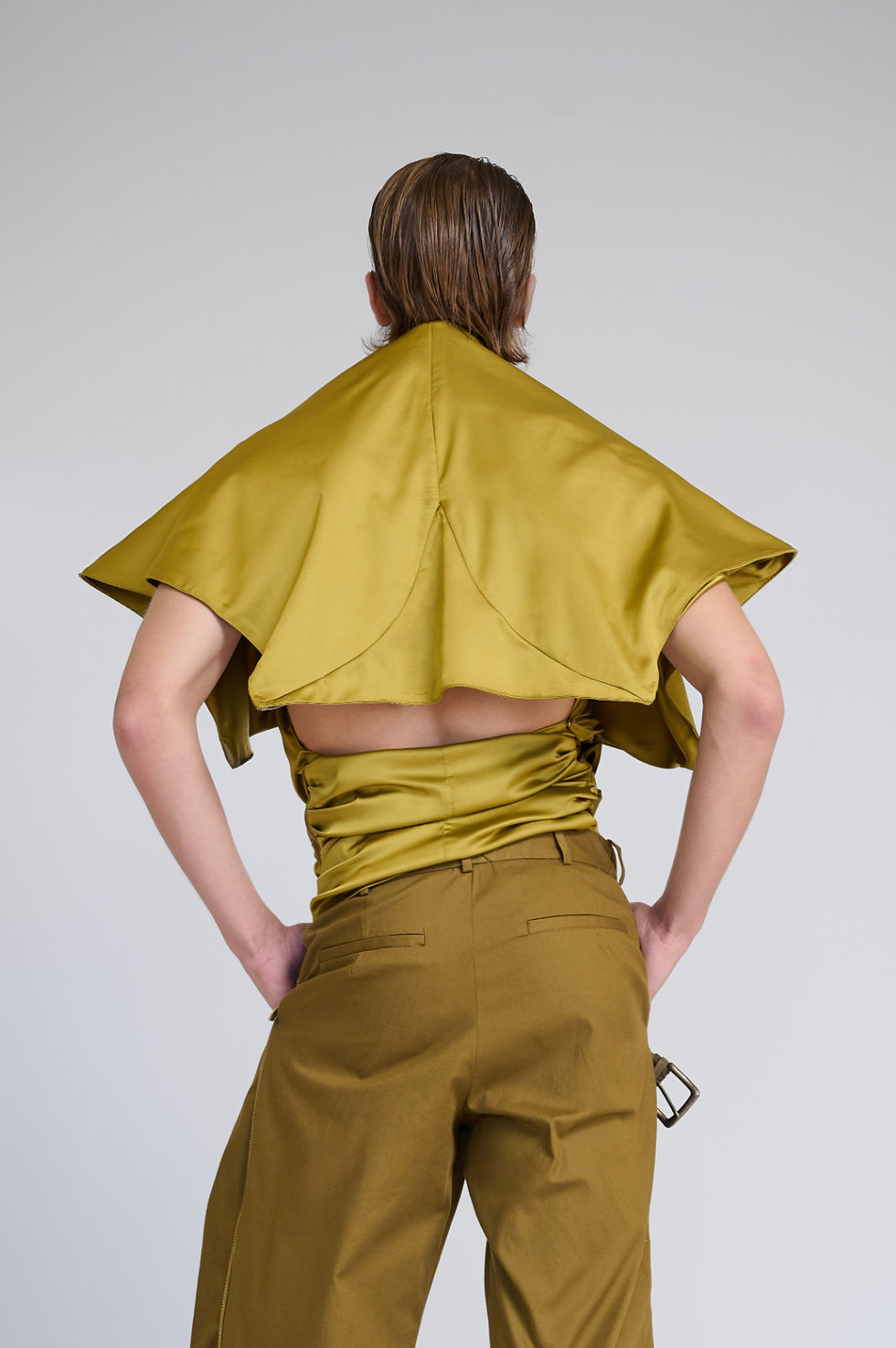 Thumbnail: Draped Vest with Hybrid Cape