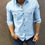 Thumbnail: Cotton Solid Slim Fit Full Sleeves Casual Shirt