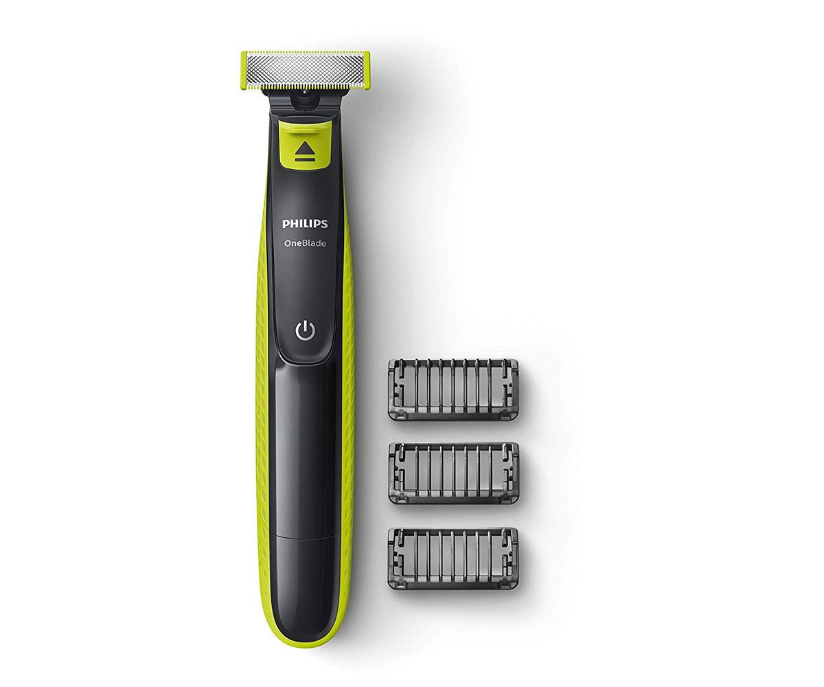 Philips OneBlade QP2525/10 Runtime: 45 min Trimmer for Men (Black, Green)