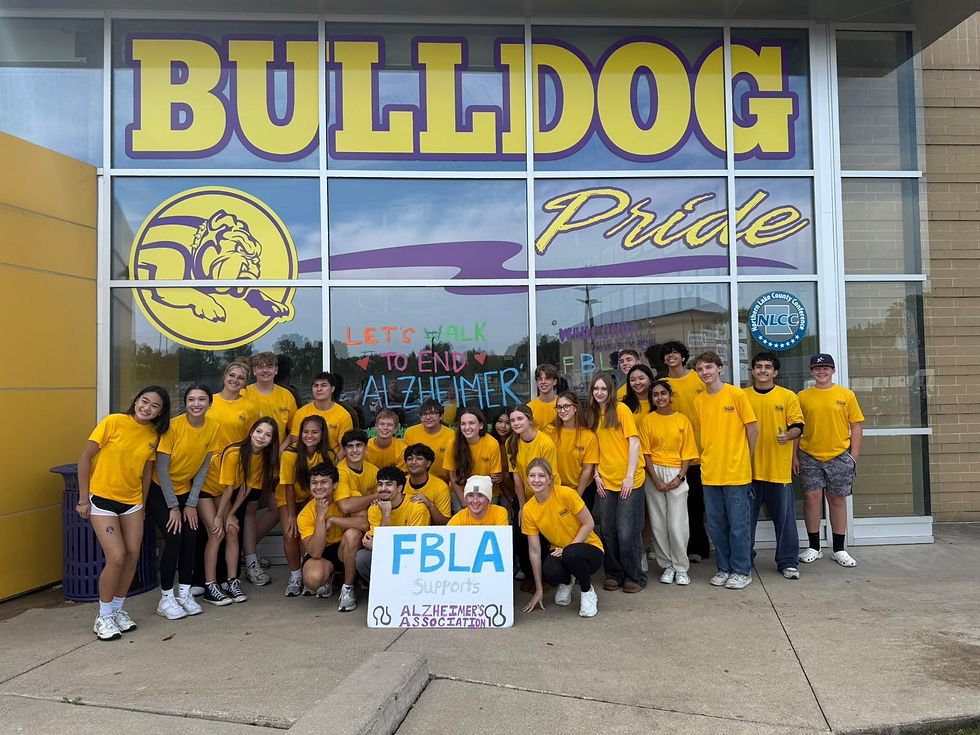 Wauconda High School's Future Business Leaders of America Chapter at Walk to End Alzheimer's