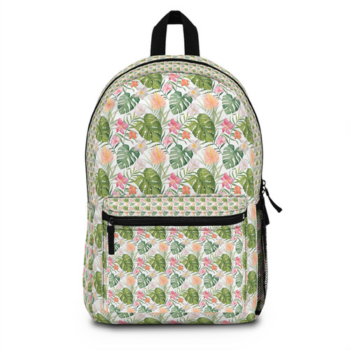 KIPLING HIBISCUS TROPICAL Floral Backpack with Multicolor Design EXCELLENT Amazon.com: Kipling Women main image 3