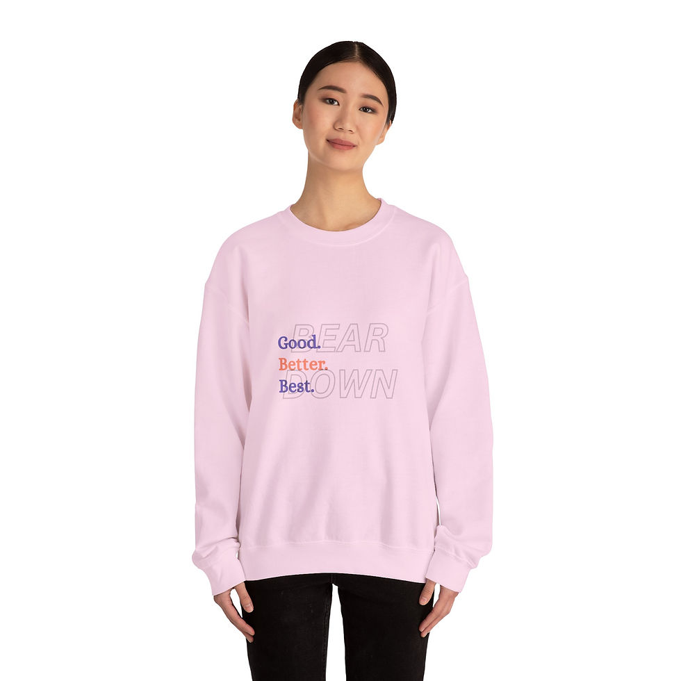 Thumbnail: Good Better Best crewneck sweatshirt | Chicago Bears