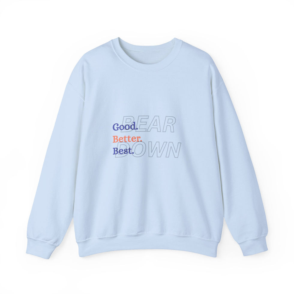 Thumbnail: Good Better Best crewneck sweatshirt | Chicago Bears