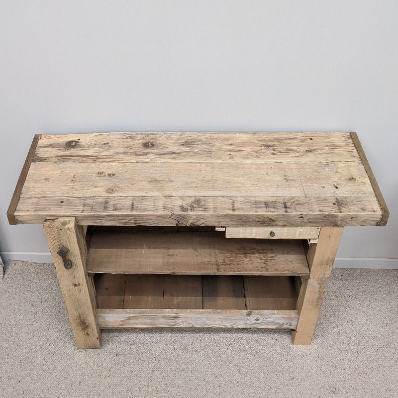 Miniature : ancien établi vintage