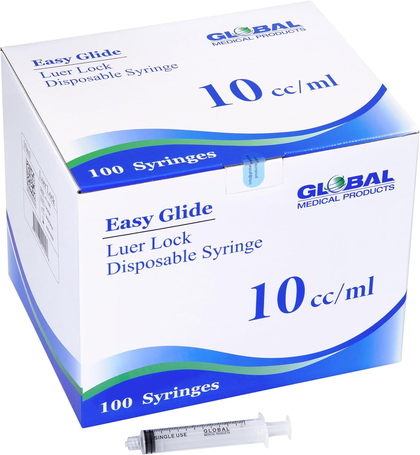 10ML Syringe Luer Lock Easy Glide - Sterile 