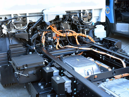 a heavy-duty ev chassis