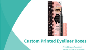 Custom Printed Eyeliner Boxes | By Industry | Cosmetic Boxes | Custom Boxes | Urgent Packagings