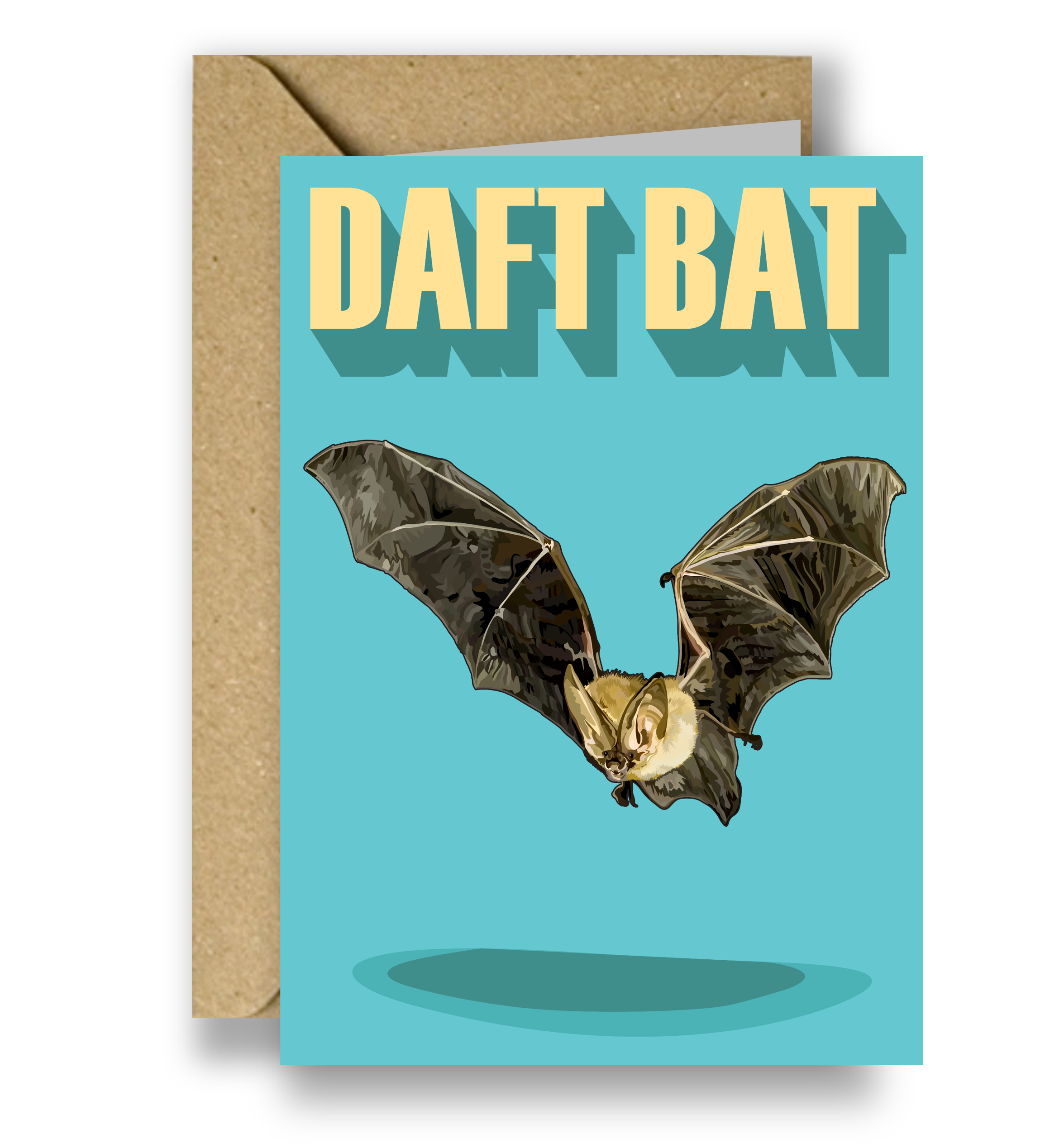 Daft Bat Card