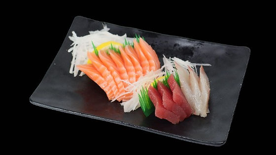 Plat10. Assortiments de sashimi 14 pcs
