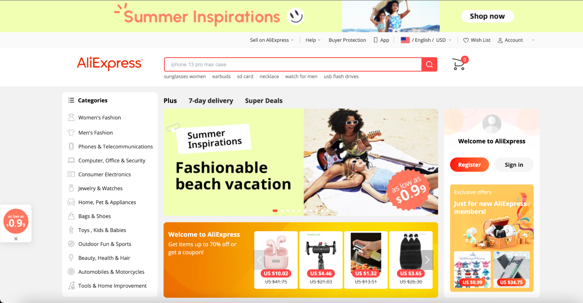 compras en aliexpress