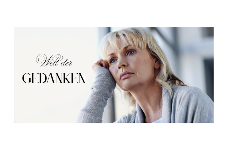 Frau in Gedanken