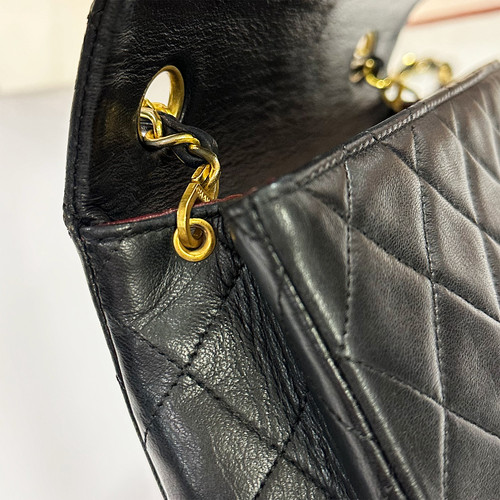 シャネル　マトラッセ ターンロック　チェーンショルダー　バッグ　保存 中古・古着通販】CHANEL (シャネル) マトラッセターンロックチェーン