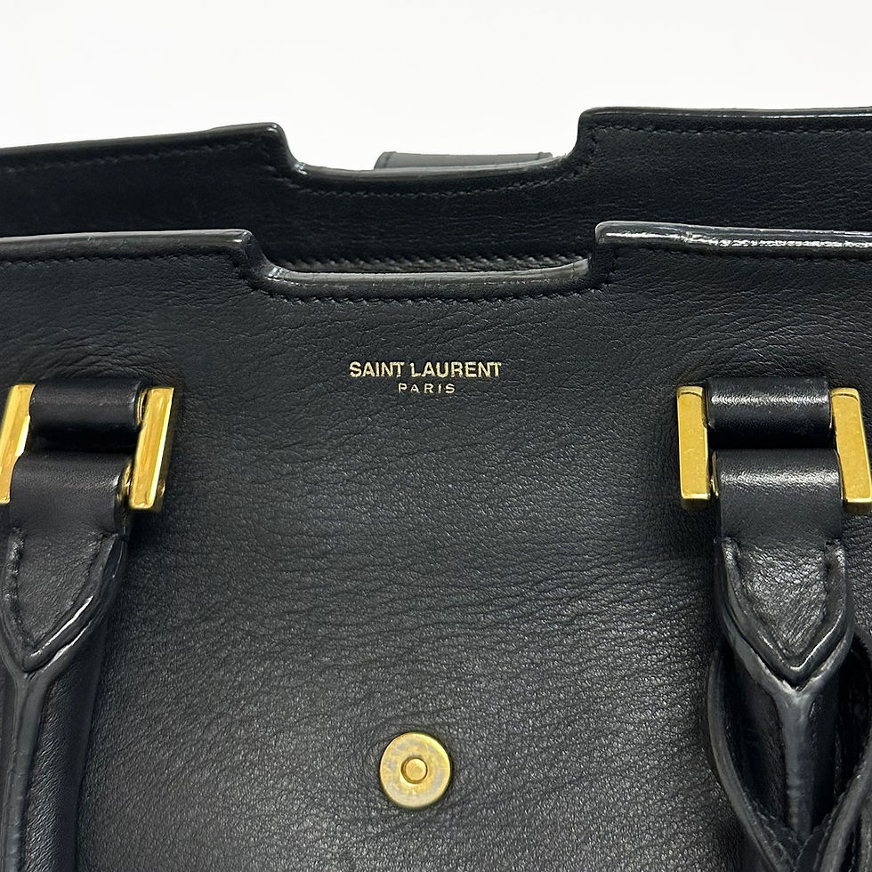 サムネイル： Saint Laurent Paris プチカバス レザー 2wayハンドバッグ