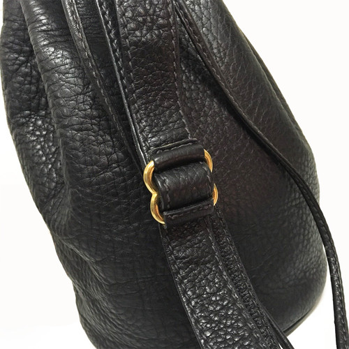 COACH / コーチ 本革 レザー 巾着型ショルダーバッグ ワン