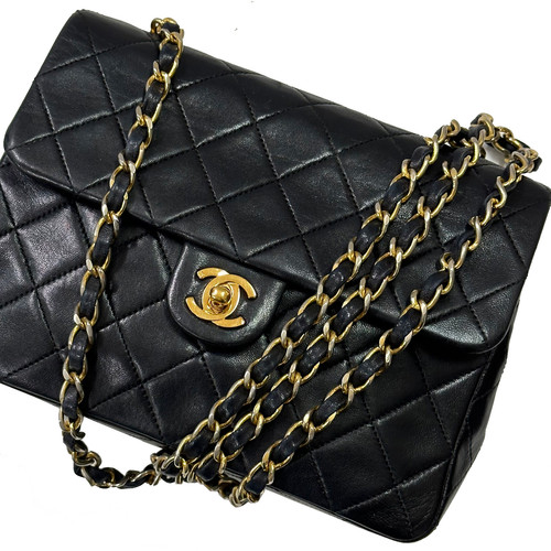VINTAGE★CHANEL ミニマトラッセ20 チェーンバッグ ★Aランク シャネル ミニマトラッセ20 チェーン ショルダーバッグ ブラック