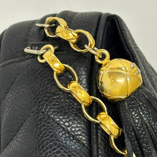 CHANELターンロックシェブロンステッチタッセルショルダー | kaluas