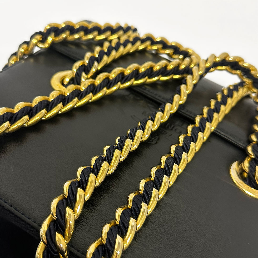 サムネイル： PRADA BIGロゴレザー×ナイロンチェーンショルダーバッグ