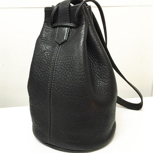 COACH / コーチ 本革 レザー 巾着型ショルダーバッグ ワン